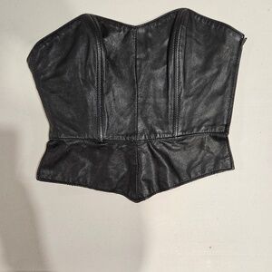 The Leather Ranch Corset Top